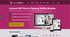 Desktop Screenshot of instantflipbook.com